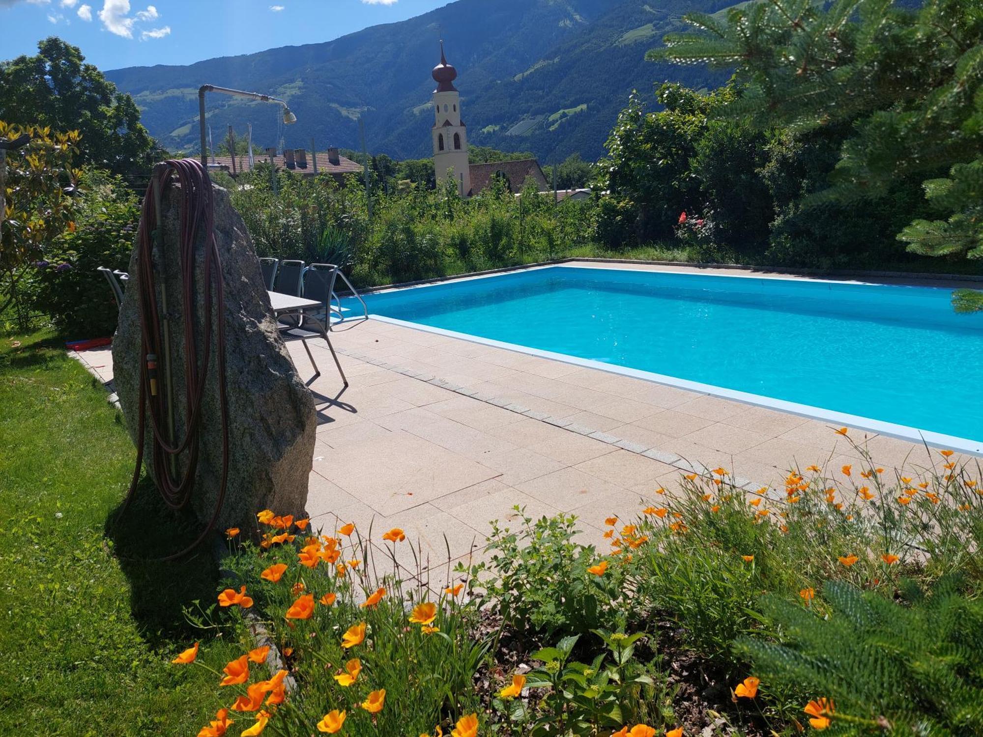 Garni Unterwegguetl Bed & Breakfast Naturns Bagian luar foto